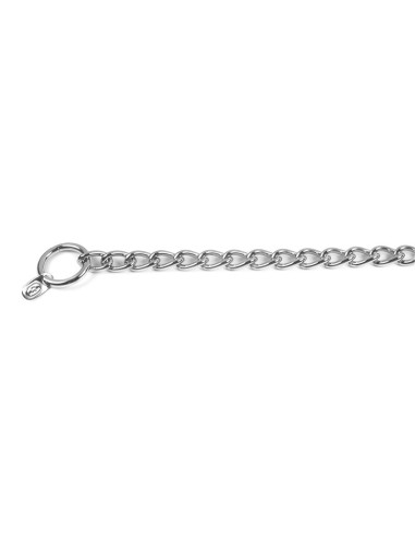 Dog collar with short choke chain - Record