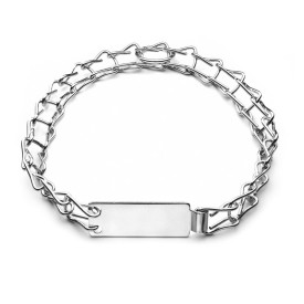 Ladder dog collar with tag - Record