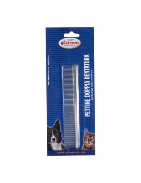 Double toothed metal comb - Record