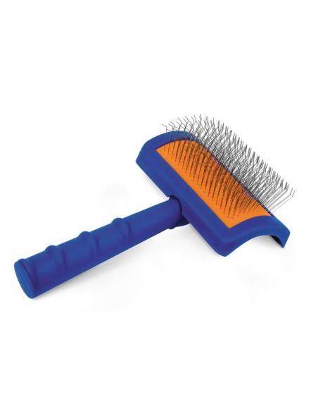 "Tuffer than tangle" slicker brush with long pins - Show Tech