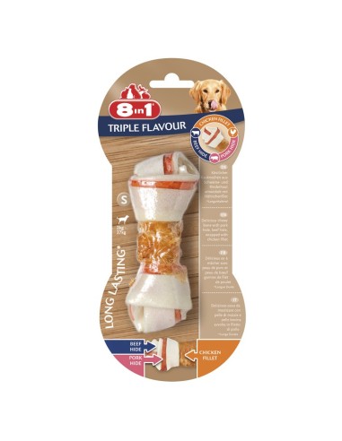 Dog bone 8in1 Triple Flavour 6 pcs/pack - 8in1