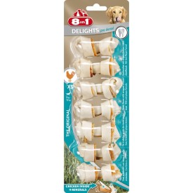 Dog bone 8in1 Delights Dental 6 pcs/pack - 8in1