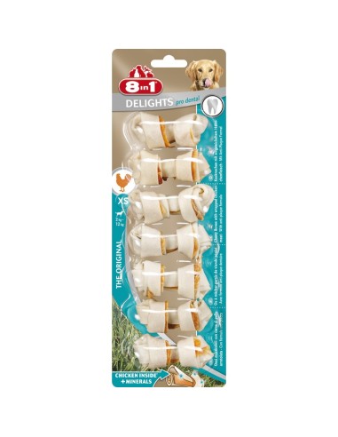 Dog bone 8in1 Delights Dental 6 pcs/pack - 8in1