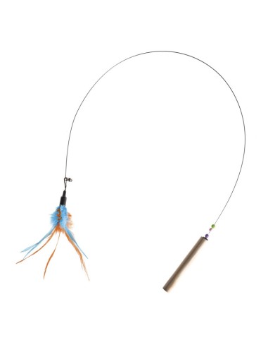 Cat teaser pole with feathers 6 pcs/pack - Cat&Rina