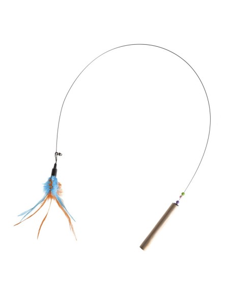 Cat teaser pole with feathers 6 pcs/pack - Cat&Rina