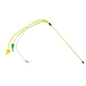 Cat teaser with fringes and feathers - Record