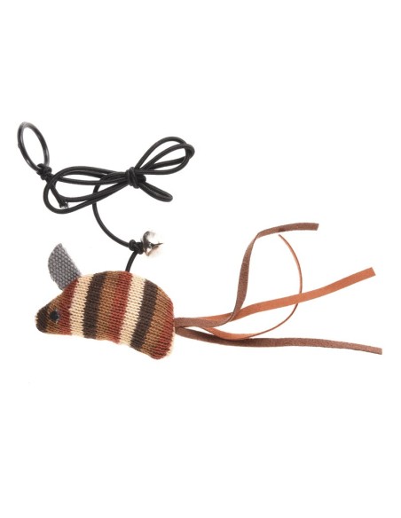 Yarn cat toys with finger ring and elastic band 6 pcs/pack - Record