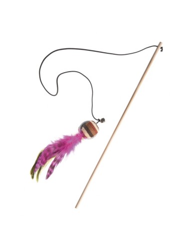 Cat teaser with yarn toy 6 pcs/pack - Record