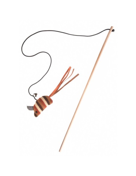 Cat teaser with yarn toy 6 pcs/pack - Record