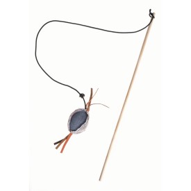 Cat teaser with fabric toy 6 pcs/pack - Cat&Rina