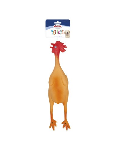 Dog latex toy with squeaker Chicken - Record