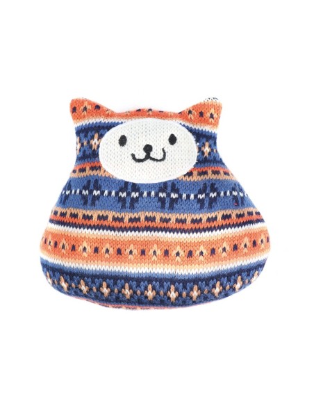 Knitted dog toy with squeaker - Record