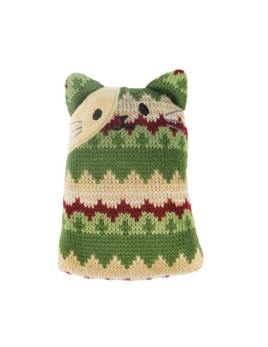 Knitted dog toy with squeaker - Record