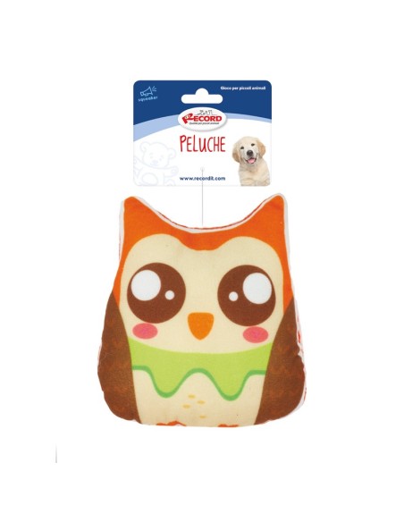 Velvet dog toy with squeaker - Record