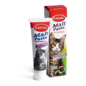 Hairball remover malt paste for cats - Sanal