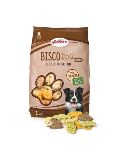 Farm mix dog biscuits vegetable flavours Biscodog - Record