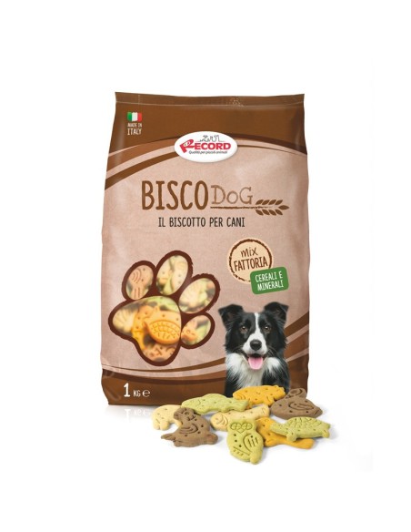 Mix fattoria biscotti per cani gusti vegetali Biscodog - Record