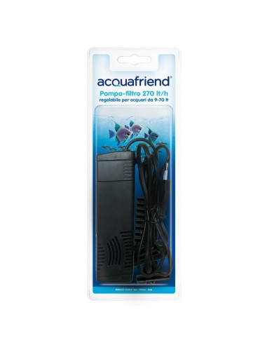 Adjustable aquarium filter pump with accessories - Acquafriend