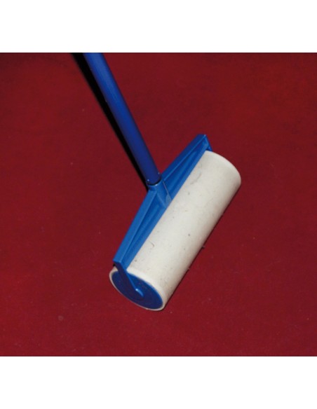 Floor lint roll with retractible pole - Record