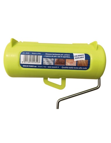 Floor lint roll with retractible pole - Record