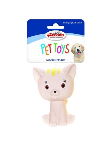 Latex dog toy with squeaker Kitty Display 24 pcs - Record