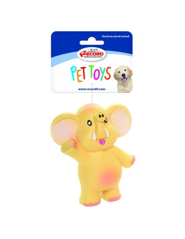 Gioco per cani in lattice con squeaker Dumbo Display 24 pcs - Record