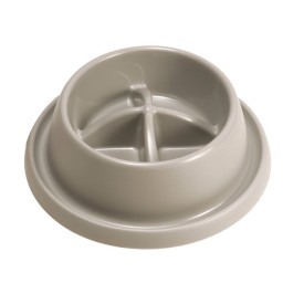 Ciotola anti-ingozzamento per cani voraci con gommini antiscivolo sul fondo, Colori assortiti - Record