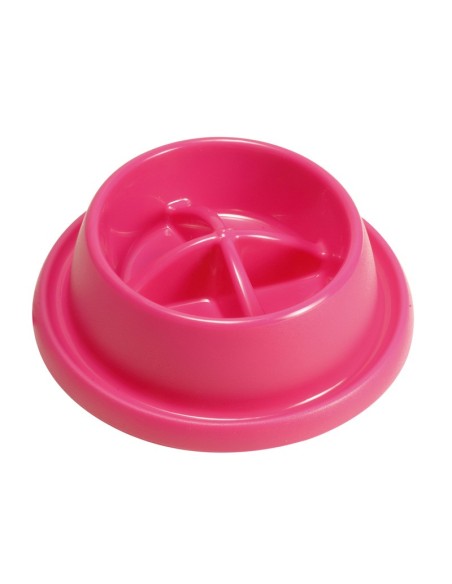 Ciotola anti-ingozzamento per cani voraci con gommini antiscivolo sul fondo, Colori assortiti - Record