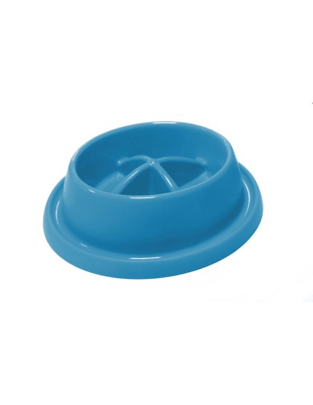 Ciotola anti-ingozzamento per cani voraci con gommini antiscivolo sul fondo, Colori assortiti - Record