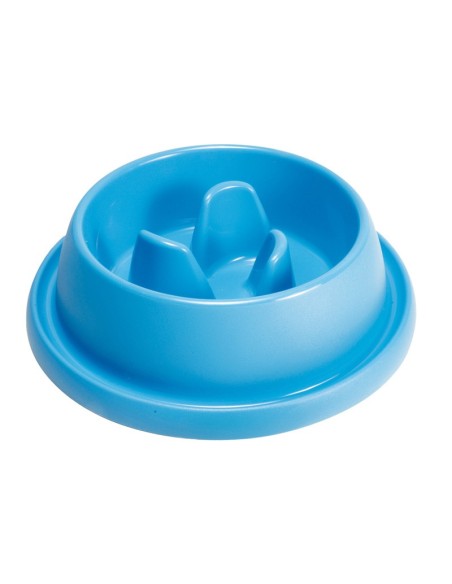 Ciotola anti-ingozzamento per cani voraci con gommini antiscivolo sul fondo, Colori assortiti - Record
