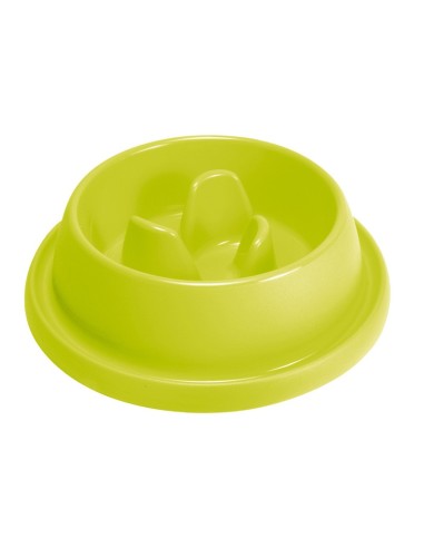 Ciotola anti-ingozzamento per cani voraci con gommini antiscivolo sul fondo, Colori assortiti - Record