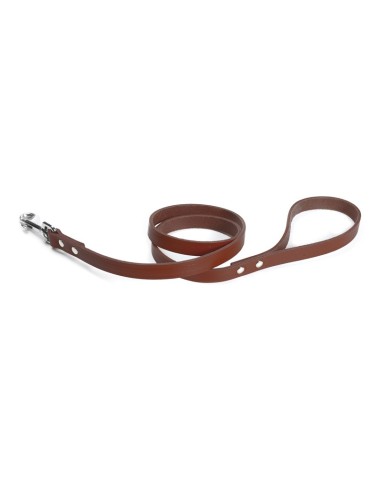 Unlined leather dog leash - Record