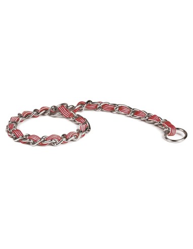 Choke dog collar with nylon insert - Record