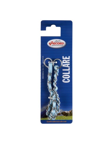 Choke dog collar with nylon insert - Record