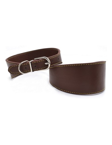 Faux leather dog collar Solid - Record