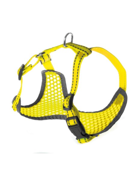 Pettorina per cani Fluo ad H con materiale traspirante