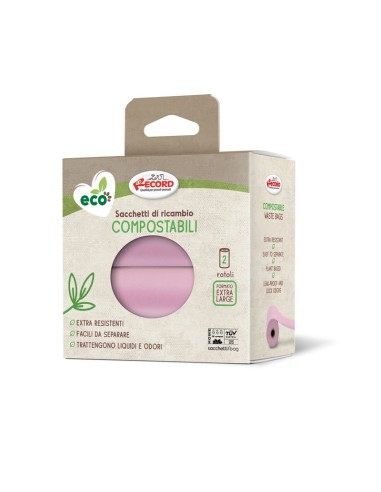 Compostable waste bags for dogs 22x33 cm, 2 rolls - Record