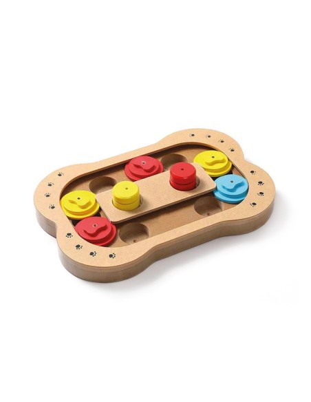 Mental activation game for dogs Bone difficulty Level 2 - Record