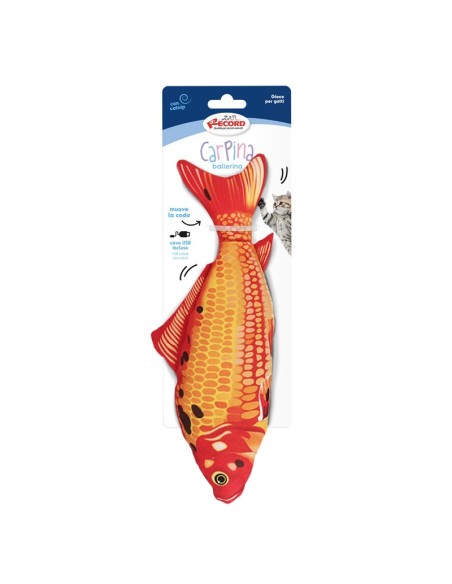 Dancing fish cat toy Carpina with catnip - Record
