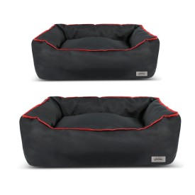 Set pet bed Idro Waterproof black-red - Record