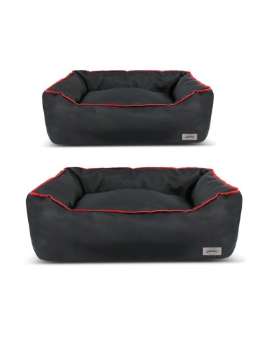 Set pet bed Idro Waterproof black-red - Record