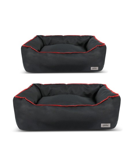 Set pet bed Idro Waterproof black-red - Record