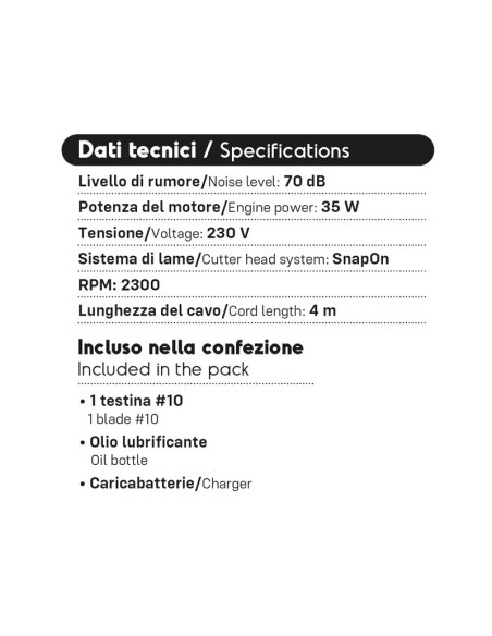 Wired dog clipper Fav5 A5 aconnection - Aesculap