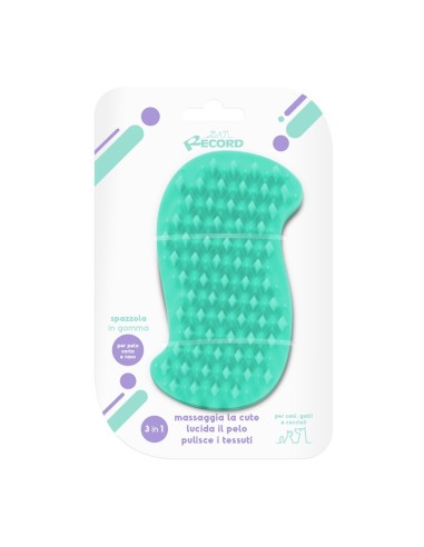 Rubber grooming brush - Record
