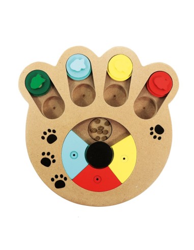 Mental activation game for dogs Paw difficulty level 3 - Record