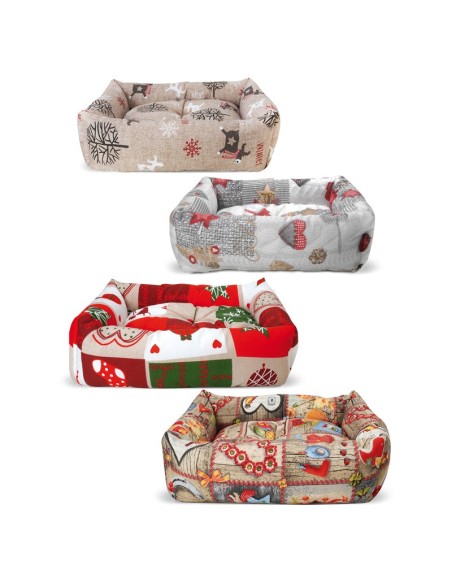 Cuccette natalizie per cani fantasie assortite - Record