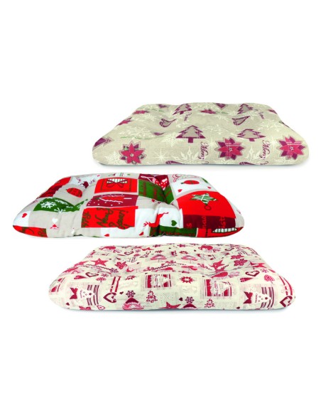 Christmas cushions for dogs mixed patterns - Record