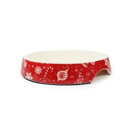 Christmas bowl in melamine for cats Ø 14,7 cm - Record