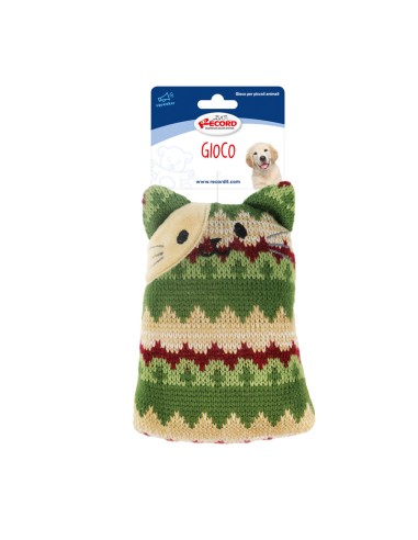 Gioco per cani in maglia con squeaker - Record