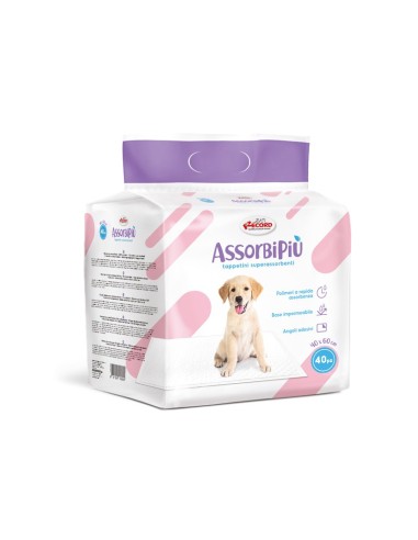 Assorbipiù puppy pads 40 x 60 cm - Record